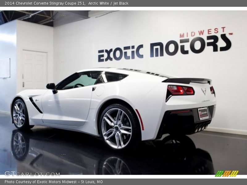 Arctic White / Jet Black 2014 Chevrolet Corvette Stingray Coupe Z51