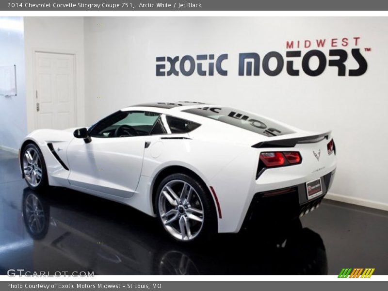 Arctic White / Jet Black 2014 Chevrolet Corvette Stingray Coupe Z51