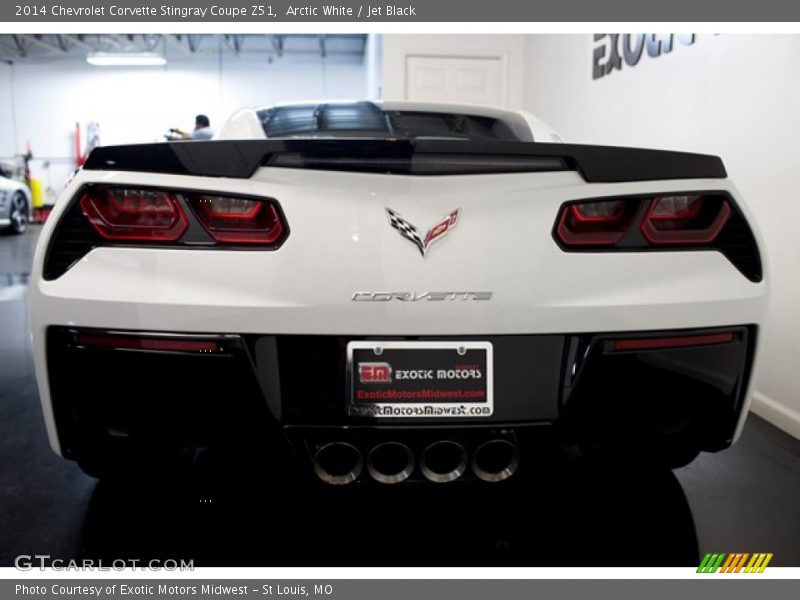 Arctic White / Jet Black 2014 Chevrolet Corvette Stingray Coupe Z51