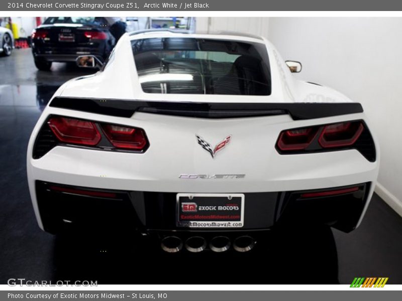 Arctic White / Jet Black 2014 Chevrolet Corvette Stingray Coupe Z51