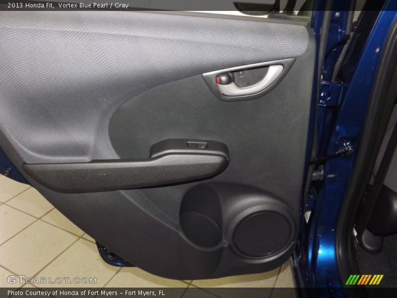 Vortex Blue Pearl / Gray 2013 Honda Fit