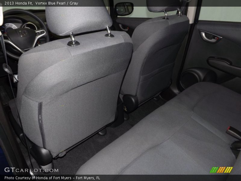 Vortex Blue Pearl / Gray 2013 Honda Fit