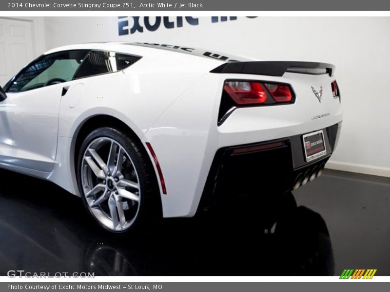 Arctic White / Jet Black 2014 Chevrolet Corvette Stingray Coupe Z51