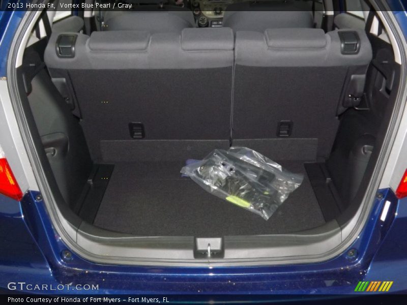 Vortex Blue Pearl / Gray 2013 Honda Fit