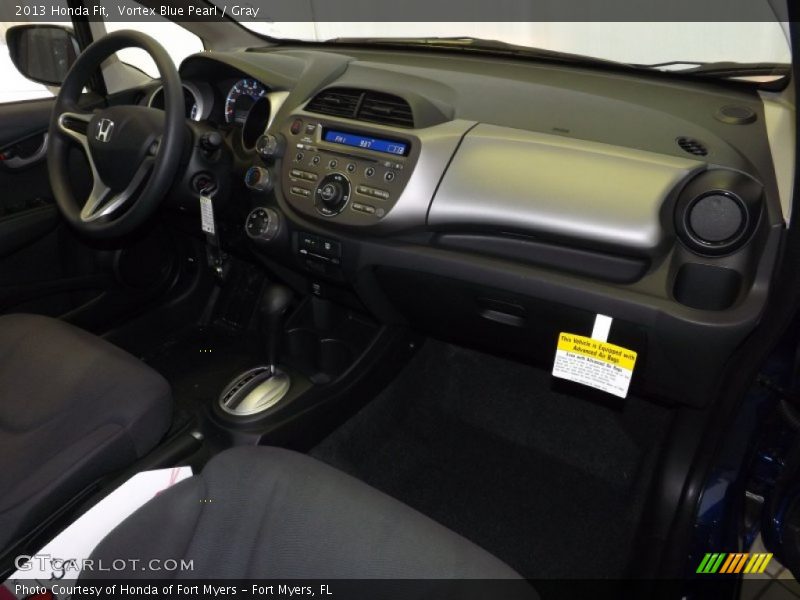 Vortex Blue Pearl / Gray 2013 Honda Fit