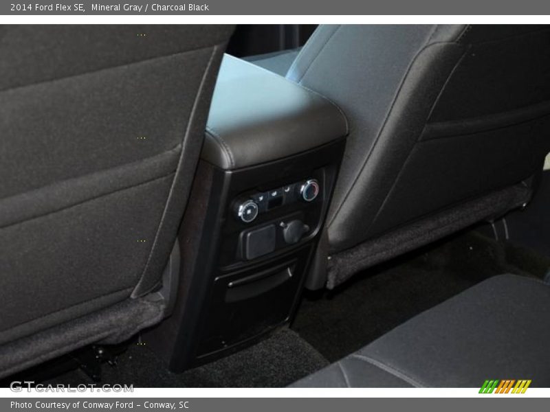 Mineral Gray / Charcoal Black 2014 Ford Flex SE