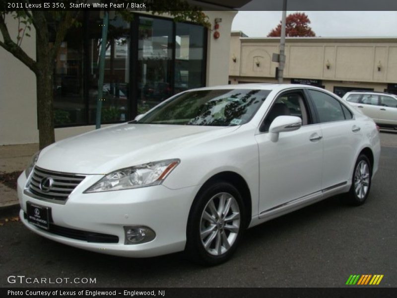 Starfire White Pearl / Black 2011 Lexus ES 350