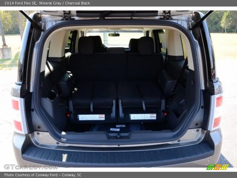 Mineral Gray / Charcoal Black 2014 Ford Flex SE