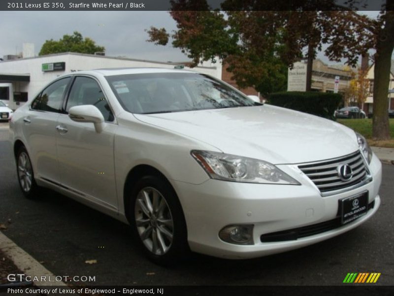 Starfire White Pearl / Black 2011 Lexus ES 350