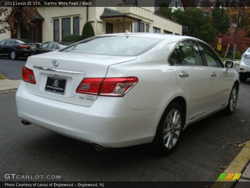 Starfire White Pearl / Black 2011 Lexus ES 350