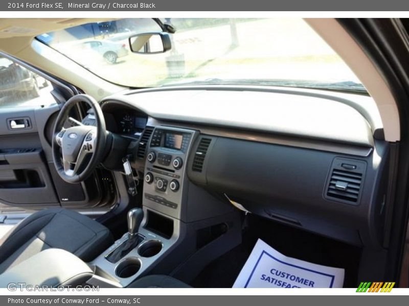 Mineral Gray / Charcoal Black 2014 Ford Flex SE