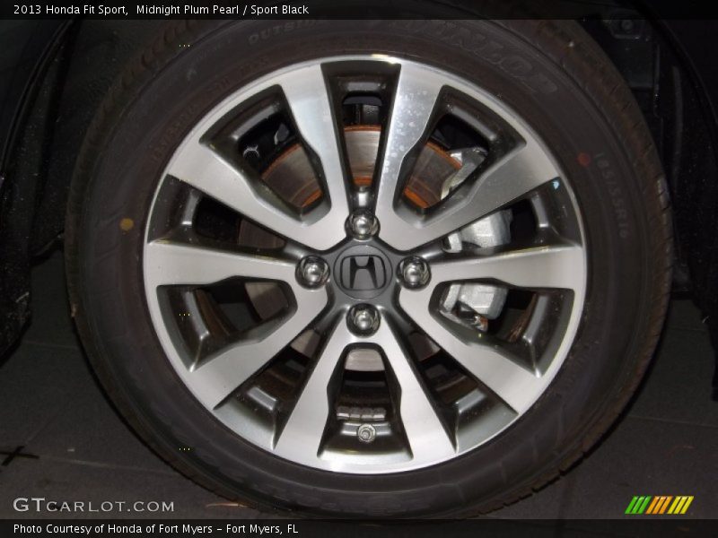 Midnight Plum Pearl / Sport Black 2013 Honda Fit Sport