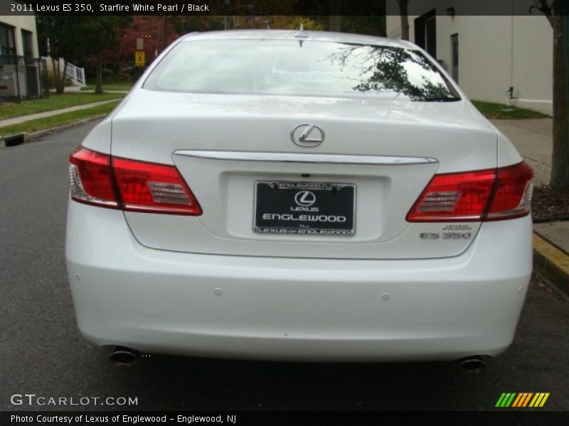 Starfire White Pearl / Black 2011 Lexus ES 350