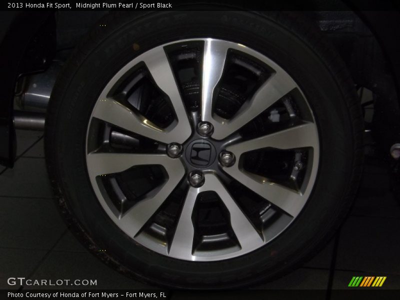Midnight Plum Pearl / Sport Black 2013 Honda Fit Sport