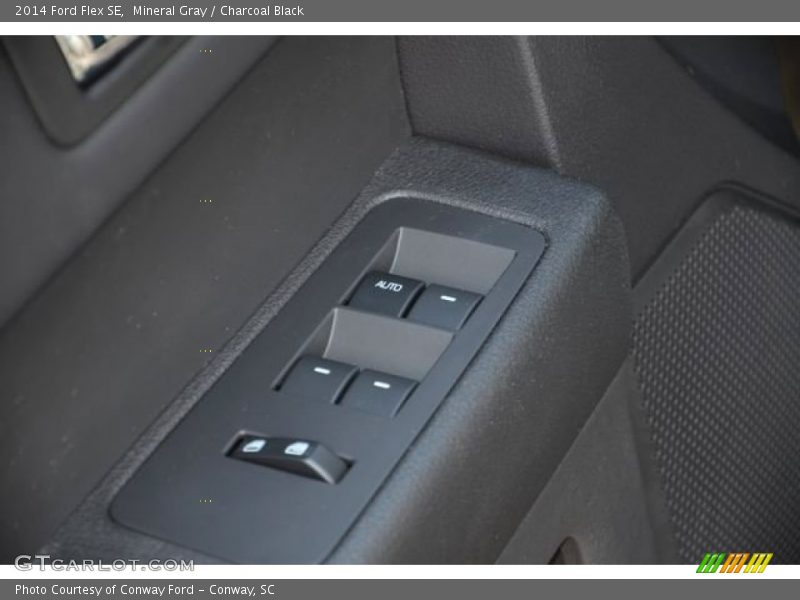 Mineral Gray / Charcoal Black 2014 Ford Flex SE