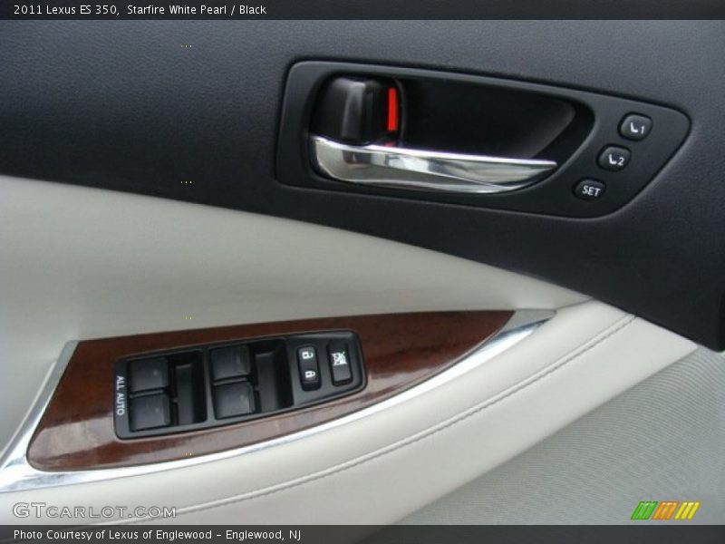 Starfire White Pearl / Black 2011 Lexus ES 350