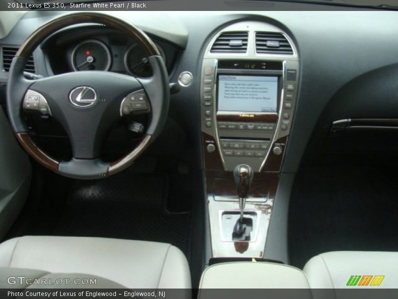 Starfire White Pearl / Black 2011 Lexus ES 350