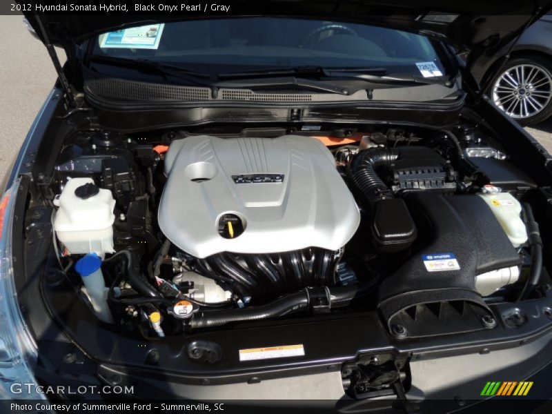Black Onyx Pearl / Gray 2012 Hyundai Sonata Hybrid