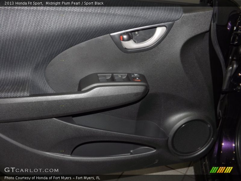 Midnight Plum Pearl / Sport Black 2013 Honda Fit Sport
