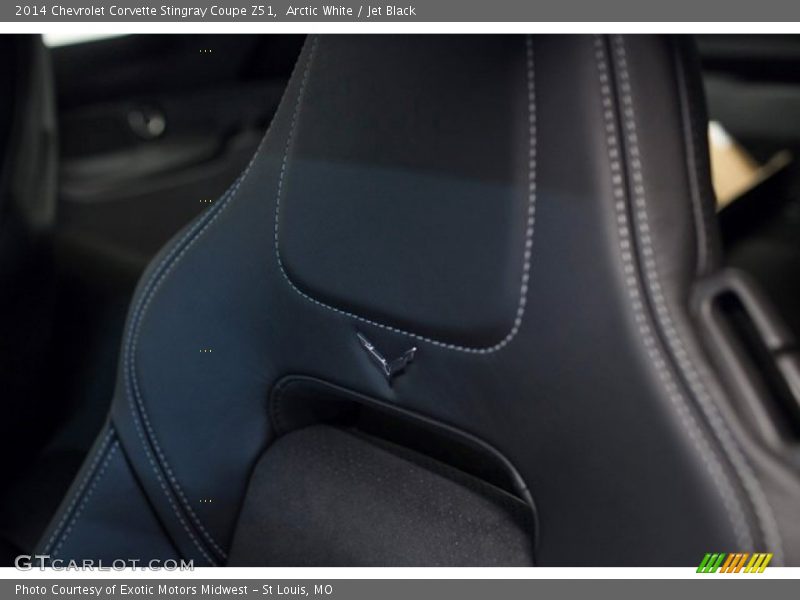 Arctic White / Jet Black 2014 Chevrolet Corvette Stingray Coupe Z51