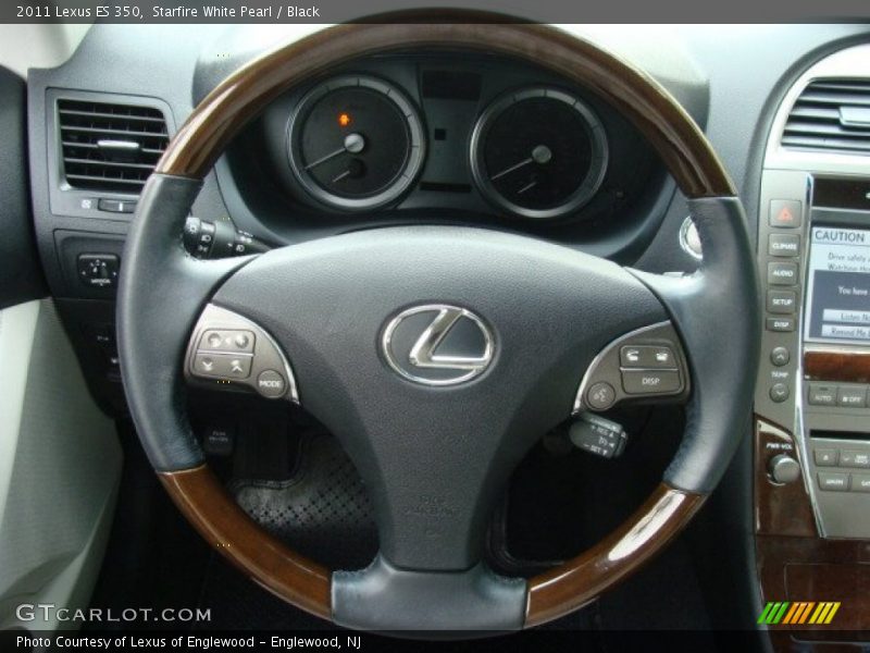 Starfire White Pearl / Black 2011 Lexus ES 350