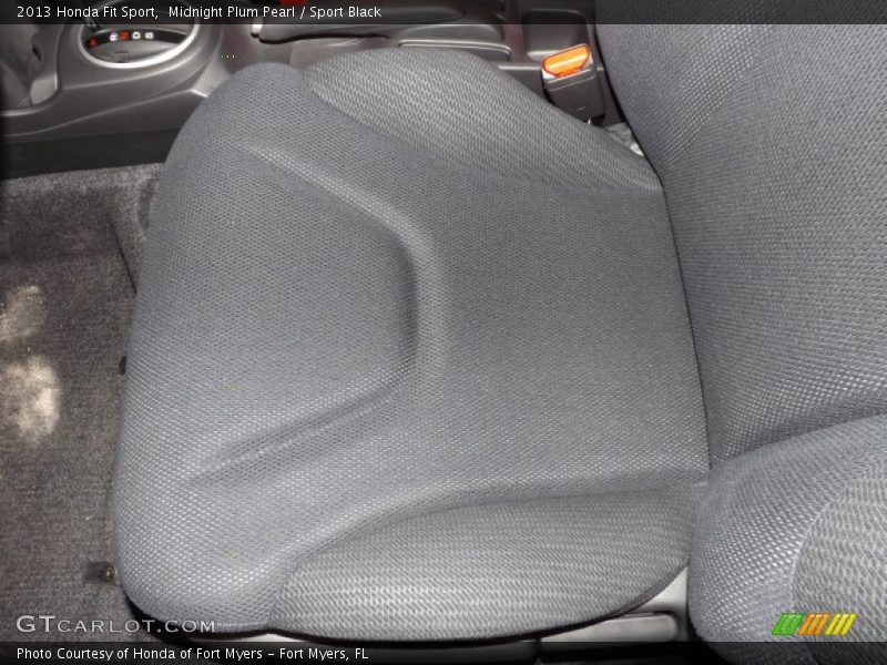 Midnight Plum Pearl / Sport Black 2013 Honda Fit Sport