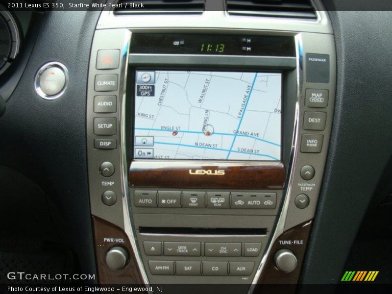 Starfire White Pearl / Black 2011 Lexus ES 350