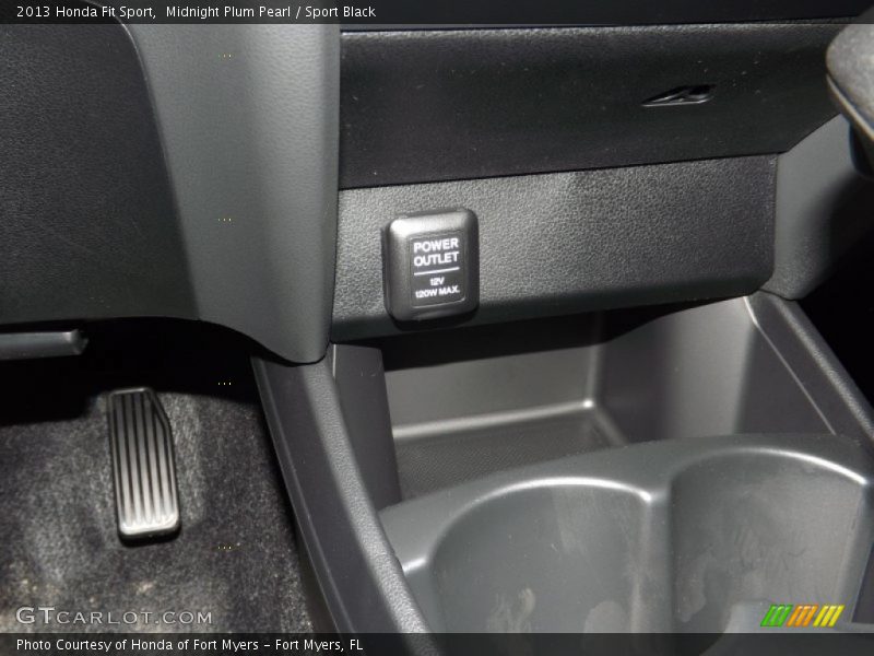 Midnight Plum Pearl / Sport Black 2013 Honda Fit Sport