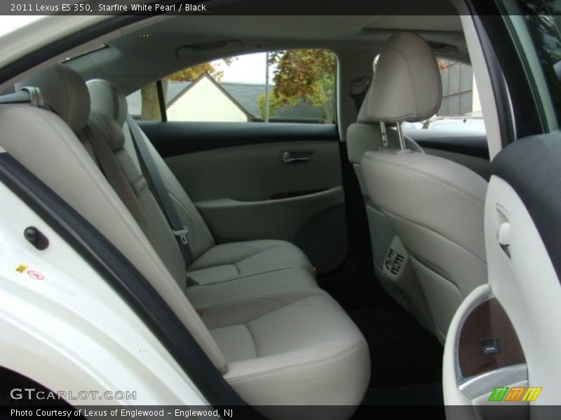 Starfire White Pearl / Black 2011 Lexus ES 350