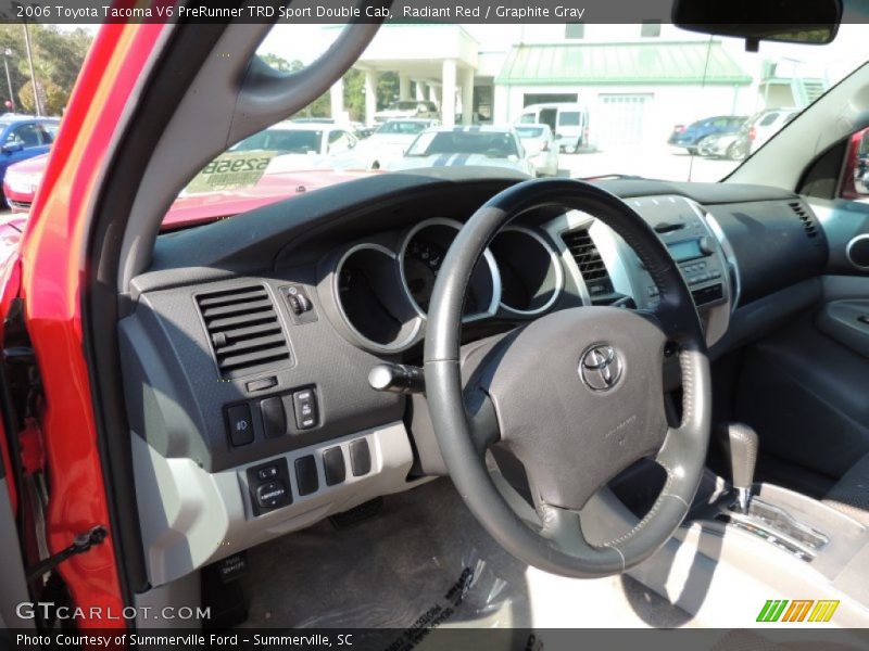 Radiant Red / Graphite Gray 2006 Toyota Tacoma V6 PreRunner TRD Sport Double Cab