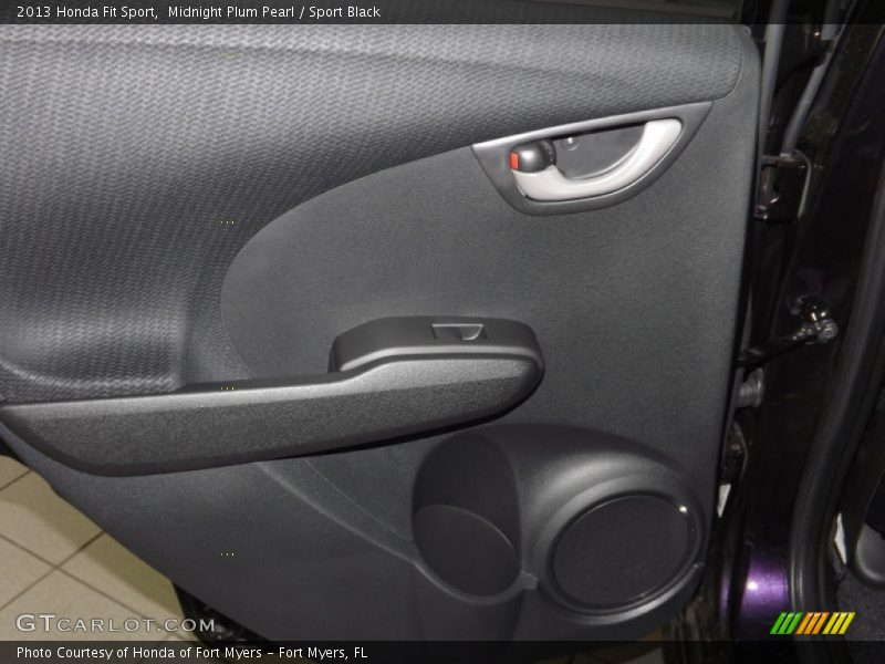 Midnight Plum Pearl / Sport Black 2013 Honda Fit Sport