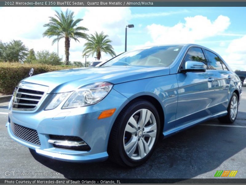 Front 3/4 View of 2012 E 350 BlueTEC Sedan