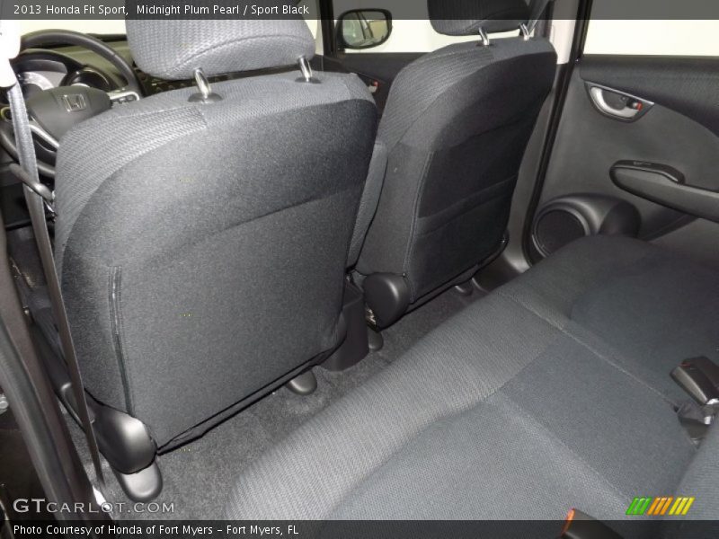 Midnight Plum Pearl / Sport Black 2013 Honda Fit Sport