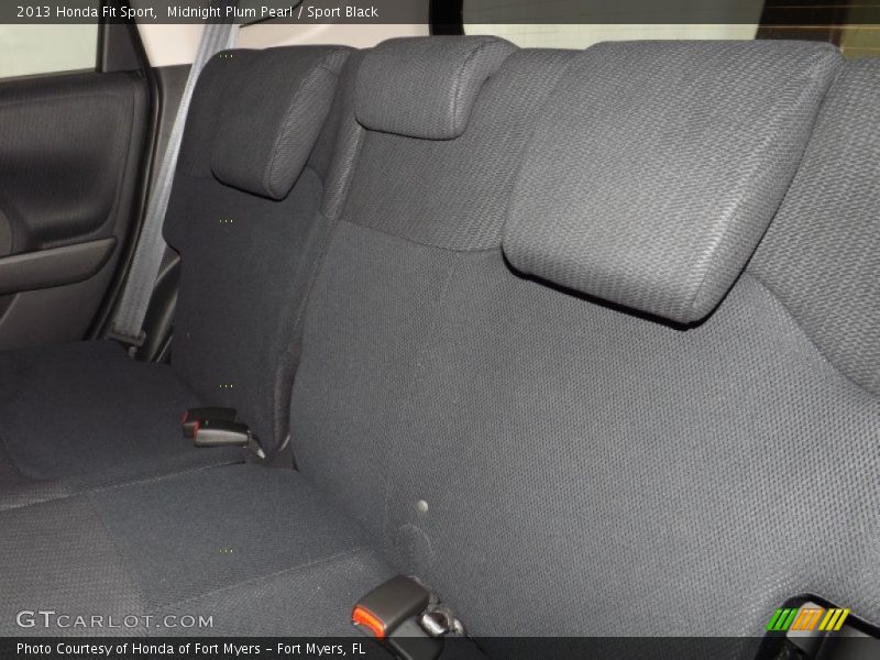 Midnight Plum Pearl / Sport Black 2013 Honda Fit Sport