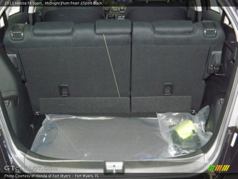 Midnight Plum Pearl / Sport Black 2013 Honda Fit Sport