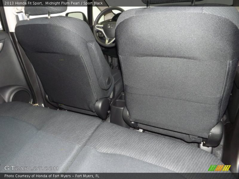 Midnight Plum Pearl / Sport Black 2013 Honda Fit Sport