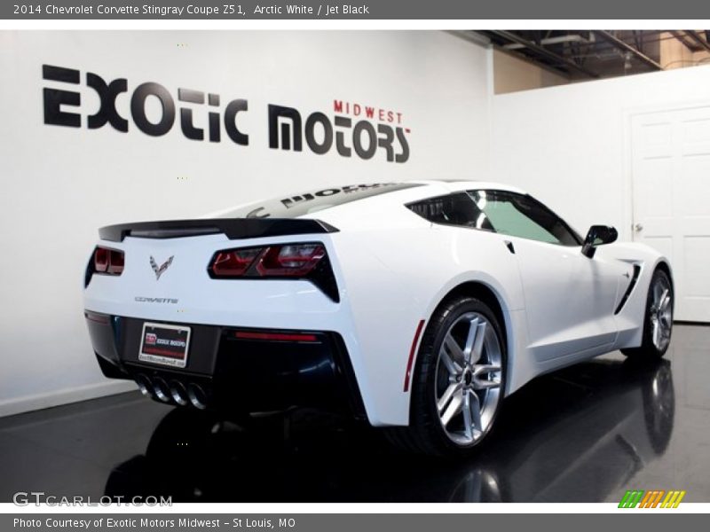 Arctic White / Jet Black 2014 Chevrolet Corvette Stingray Coupe Z51