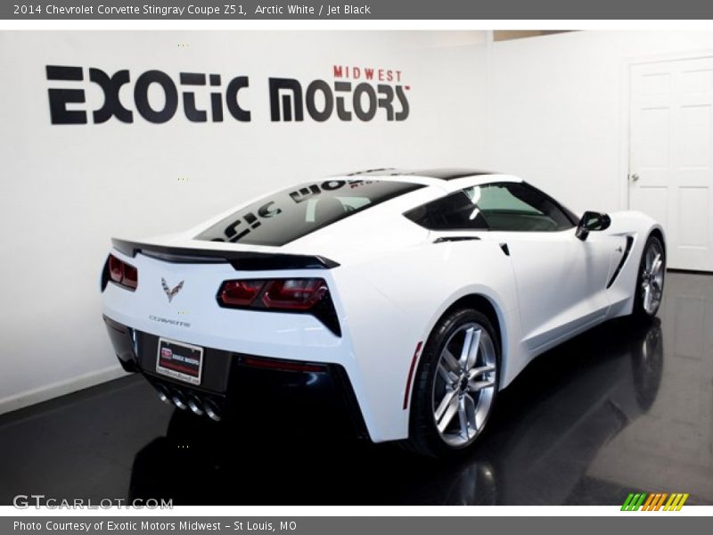 Arctic White / Jet Black 2014 Chevrolet Corvette Stingray Coupe Z51
