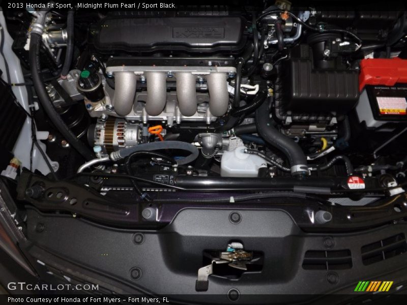 Midnight Plum Pearl / Sport Black 2013 Honda Fit Sport