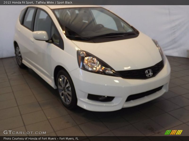 Taffeta White / Sport Black 2013 Honda Fit Sport