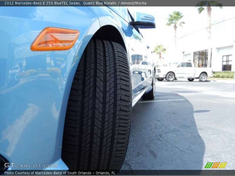 Quartz Blue Metallic / Almond/Mocha 2012 Mercedes-Benz E 350 BlueTEC Sedan