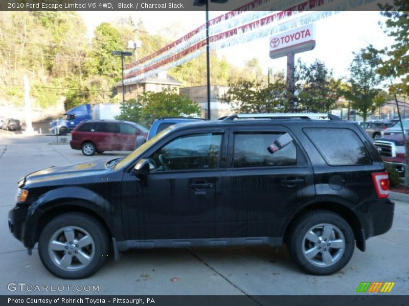 Black / Charcoal Black 2010 Ford Escape Limited V6 4WD