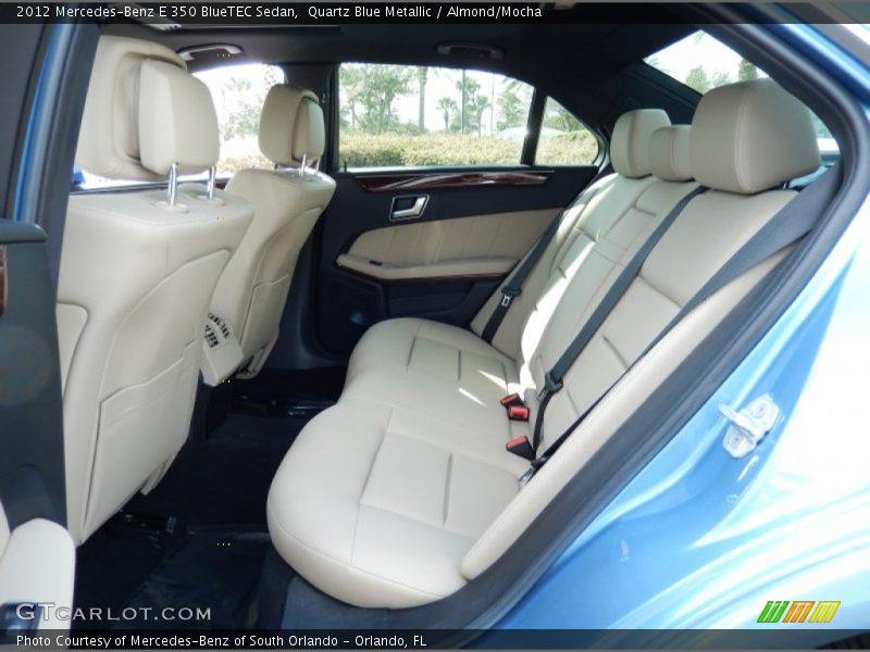 Rear Seat of 2012 E 350 BlueTEC Sedan