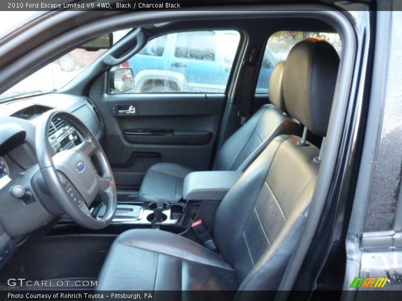 Black / Charcoal Black 2010 Ford Escape Limited V6 4WD