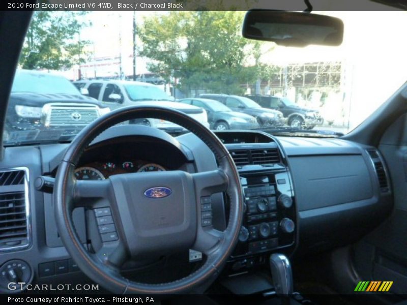 Black / Charcoal Black 2010 Ford Escape Limited V6 4WD