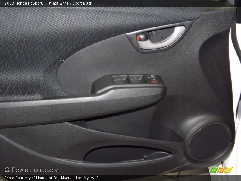 Taffeta White / Sport Black 2013 Honda Fit Sport