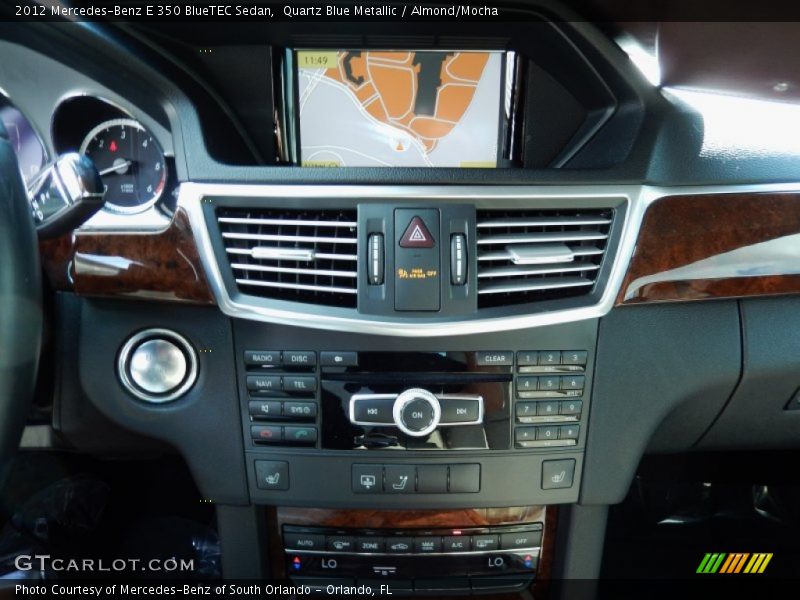 Controls of 2012 E 350 BlueTEC Sedan