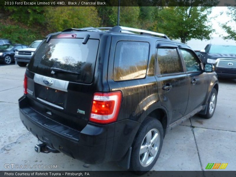 Black / Charcoal Black 2010 Ford Escape Limited V6 4WD