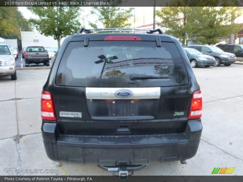Black / Charcoal Black 2010 Ford Escape Limited V6 4WD