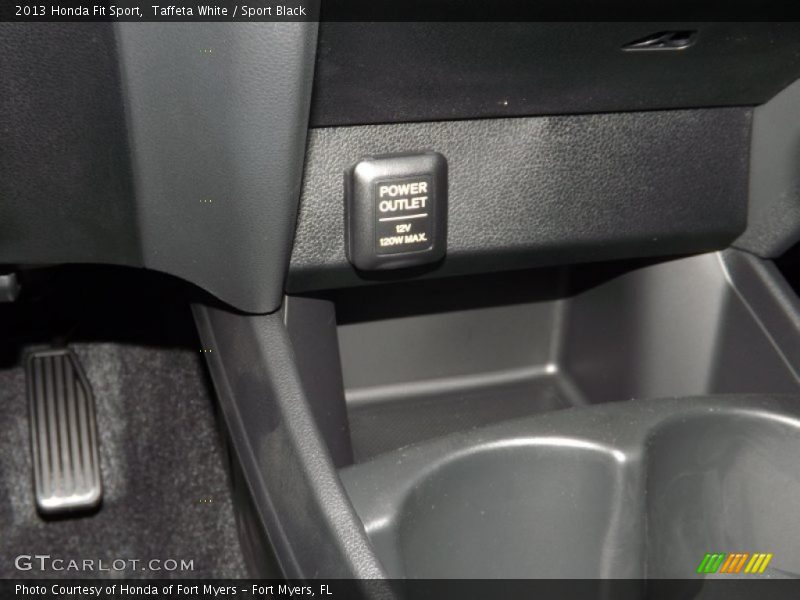 Taffeta White / Sport Black 2013 Honda Fit Sport